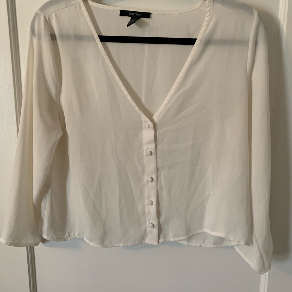 Chiffon Forever21 Crop